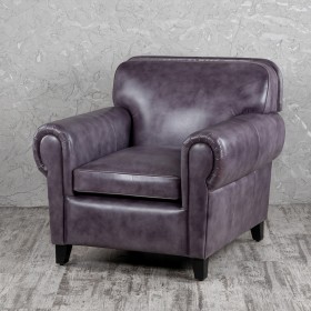 Кресло кожаное Элегант (Фиолетовый) в Пушкине - pushkin.katalogmebeli.com | фото
