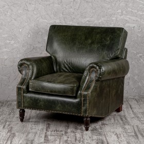 Кресло кожаное Лофт Аристократ (ширина 1070 мм) в Пушкине - pushkin.katalogmebeli.com | фото