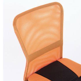 Кресло компактное BRABIX Smart MG-313 (черный, оранжевый) в Пушкине - pushkin.katalogmebeli.com | фото 4