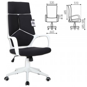 Кресло офисное BRABIX Prime EX-515 (черная ткань) в Пушкине - pushkin.katalogmebeli.com | фото