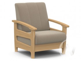 Кресло для отдыха Омега (бук лак/CATANIA LATTE) в Пушкине - pushkin.katalogmebeli.com | фото