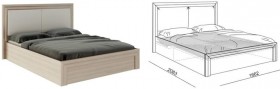 Кровать 1,6 Глэдис (М32) с подъемным механизмом Распродажа в Пушкине - pushkin.katalogmebeli.com | фото 2