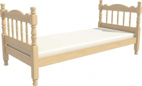 Кровать одинарная Аленка из массива сосны 800*1890 Сосна в Пушкине - pushkin.katalogmebeli.com | фото 3