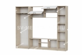 Мебель для гостиной МГС 3 Исполнение 1 Дуб Сонома / Белый в Пушкине - pushkin.katalogmebeli.com | фото 3