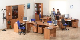 Мебель для персонала Альфа 61 Ольха в Пушкине - pushkin.katalogmebeli.com | фото