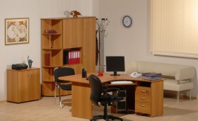 Мебель для персонала Рубин 42 Светлый миланский орех в Пушкине - pushkin.katalogmebeli.com | фото 2