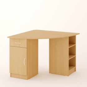 Угловой компьютерный стол 2 (Белёный дуб) в Пушкине - pushkin.katalogmebeli.com | фото