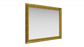 Зеркало навесное "Айрум"/(дуб кальяри / профиль: золото с орнаментом) в Пушкине - pushkin.katalogmebeli.com | фото